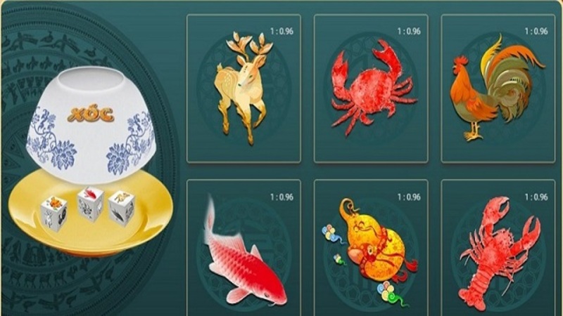 Trong game Bầu Cua online có nhiều biểu tượng quen thuộc